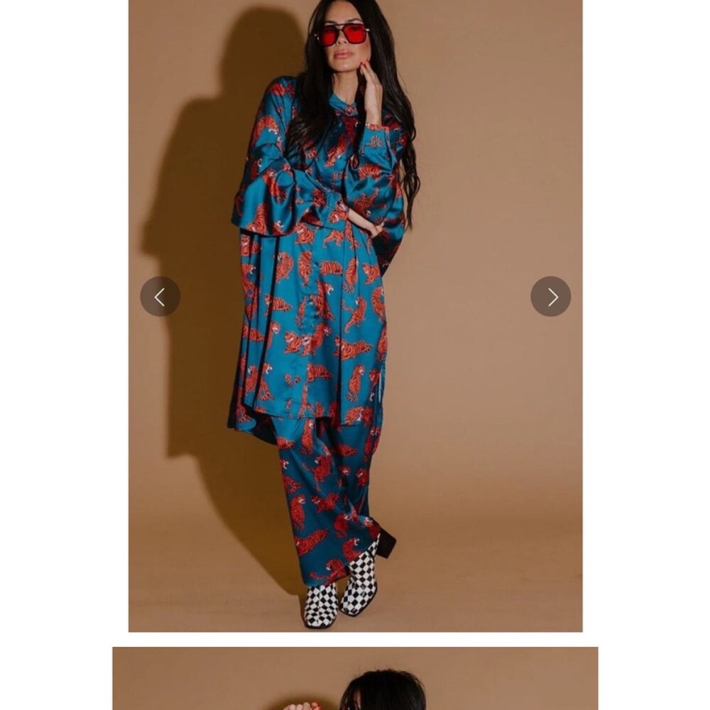 Stylish Blue and Red Women's Jumpsuit